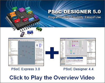 PSoC Designer 5.0 Demo Video