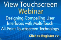 Touchscreen Webinar Registration 